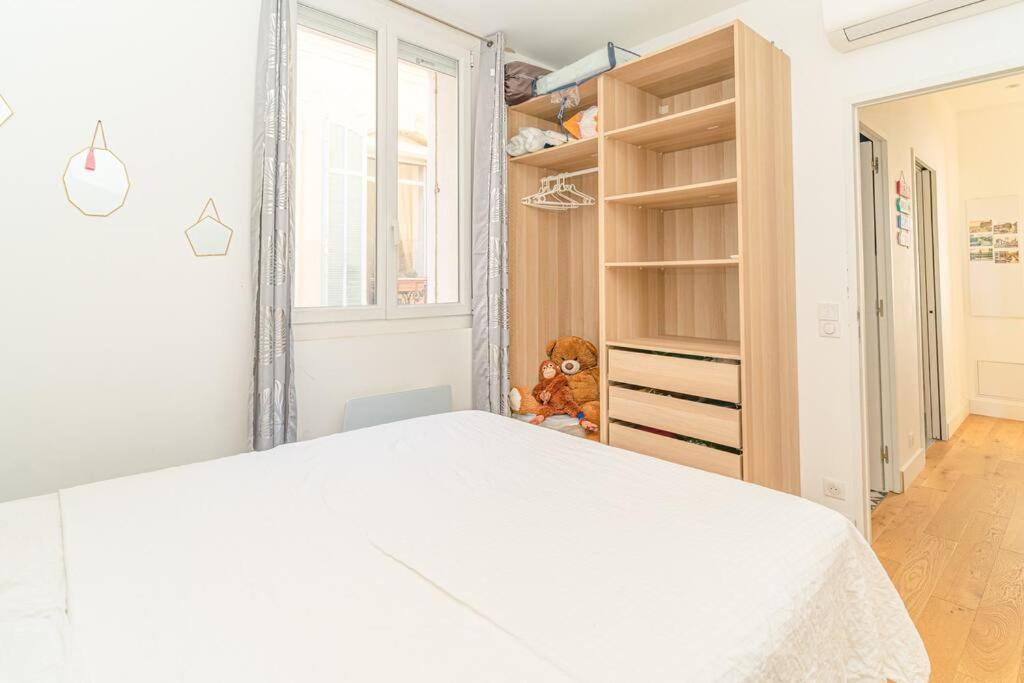 Ferienwohnung Bel Appart Climatise A 5 Min Plage Des Catalans Marseilles Exterior foto